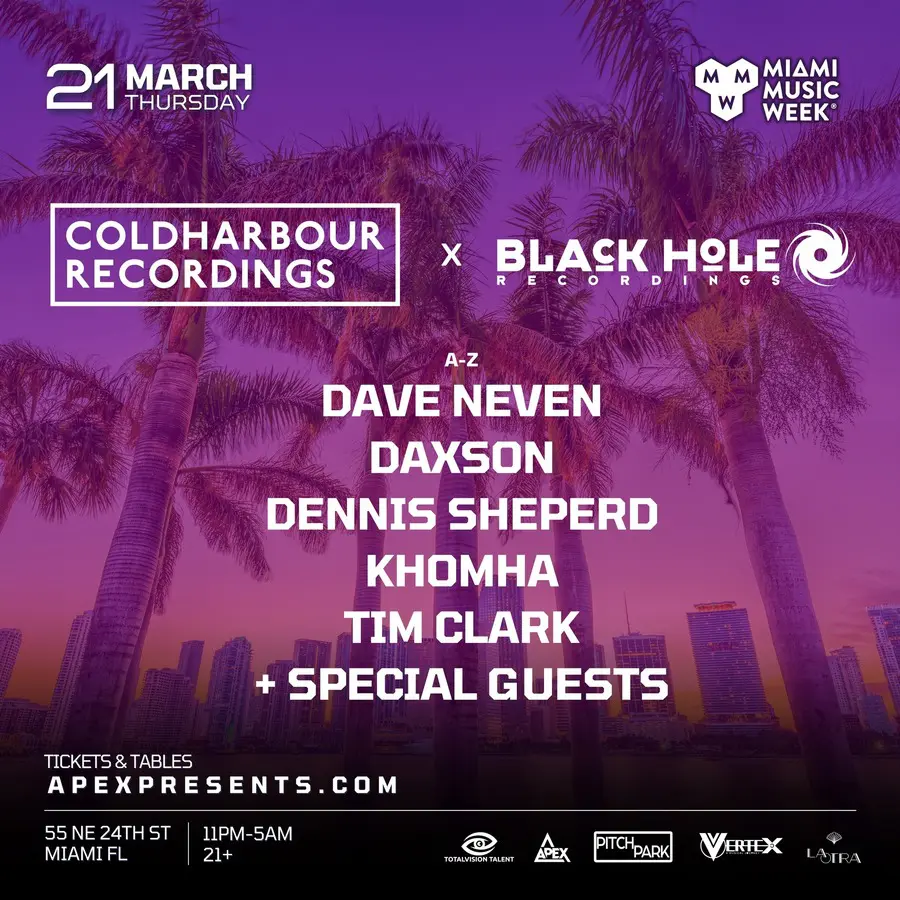 Miami Music Week 2024 - Coldharbour x Black Hole Recordings