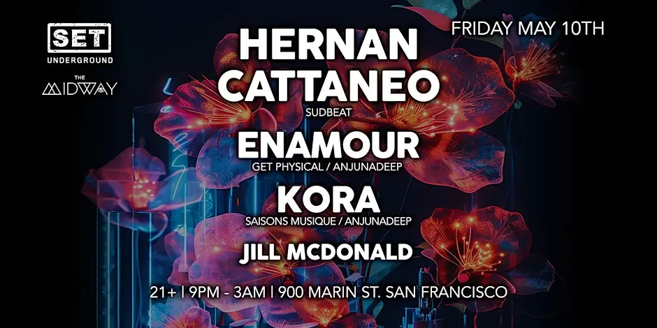 Hernan Cattaneo in San Francisco, May 10