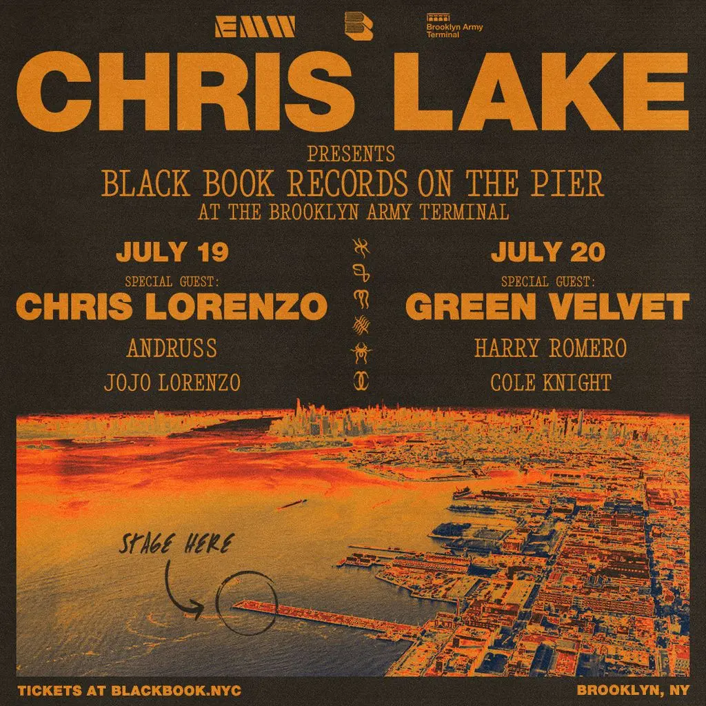 Chris Lake: Black Book on the Pier (NYC)