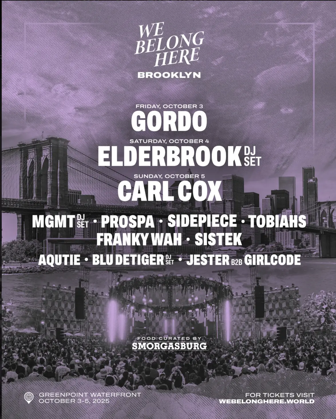 We Belong Here announces Brooklyn lineup