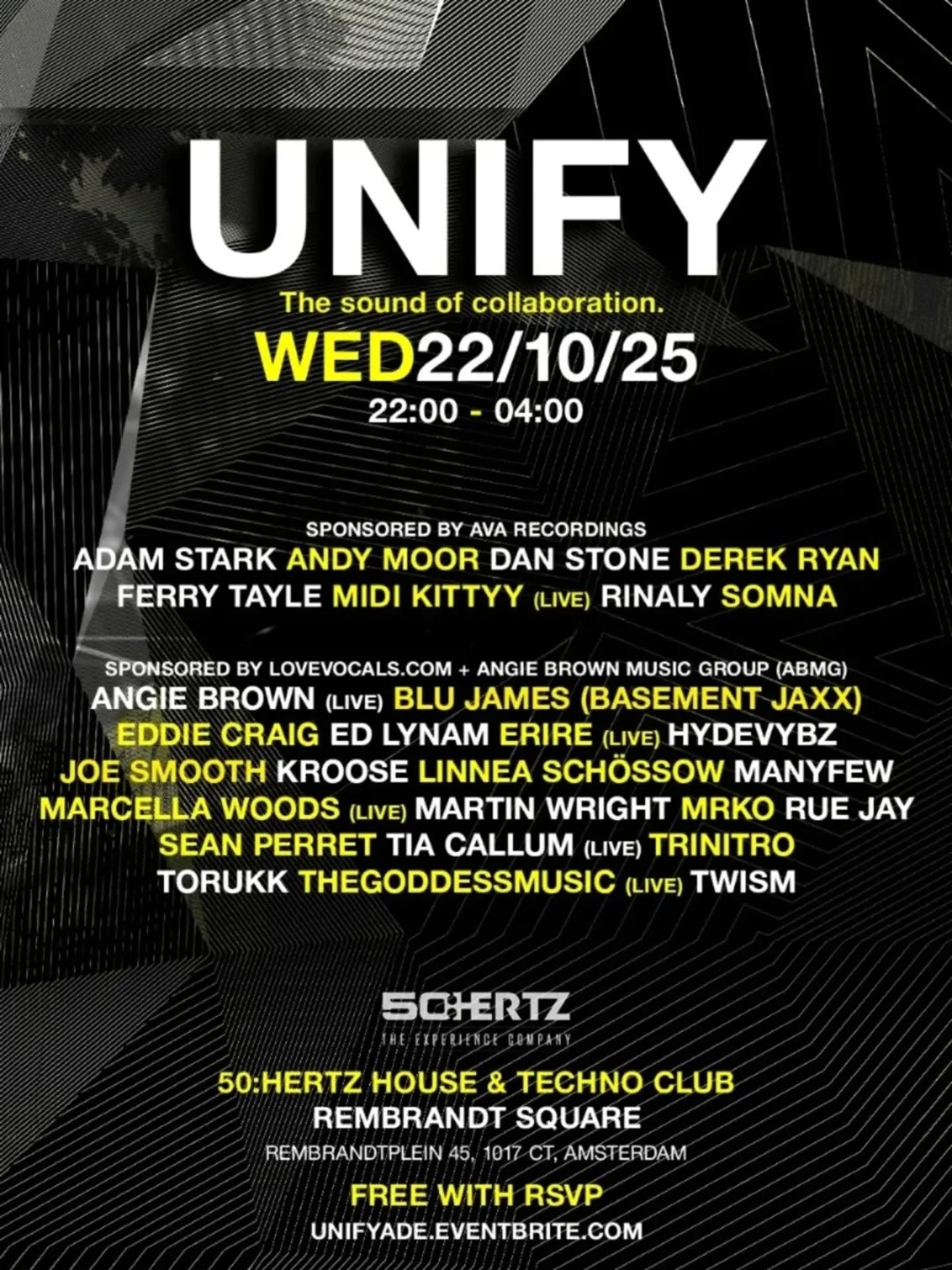 UNIFY Lineup - ADE 2025