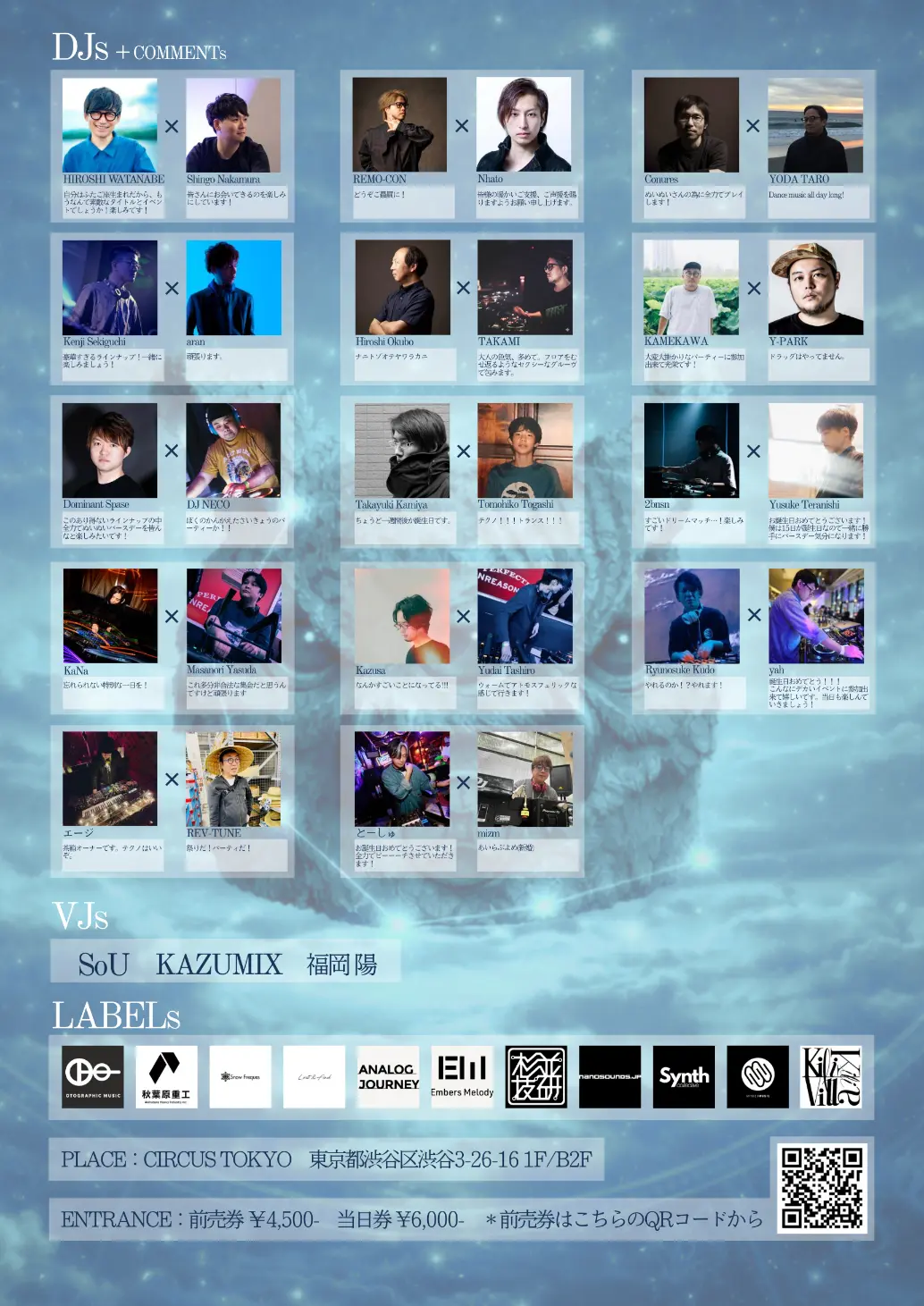 Alhenax Tokyo 2026 - DJ Lineup