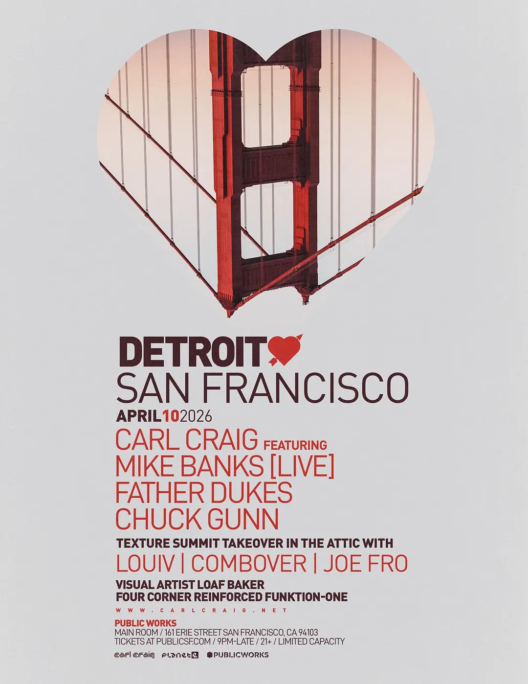 Detroit Love - San Francisco, Carl Craig
