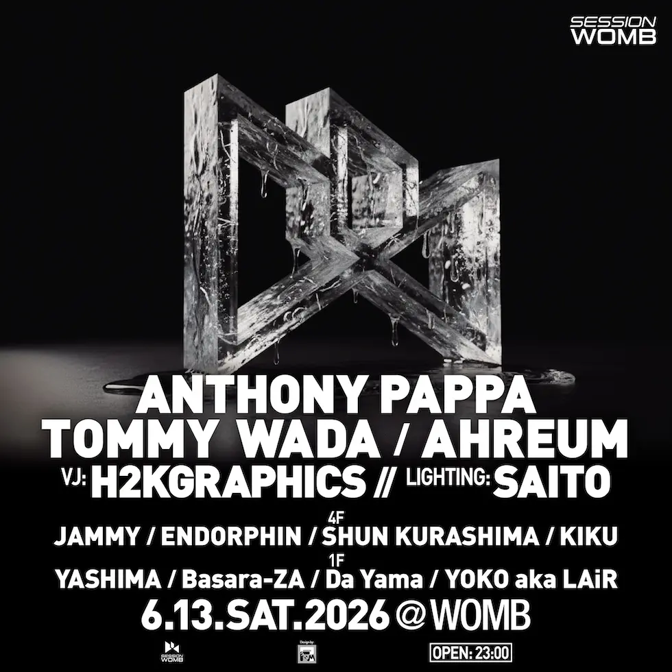 WOMB SESSION - Tokyo, June 13, 2026