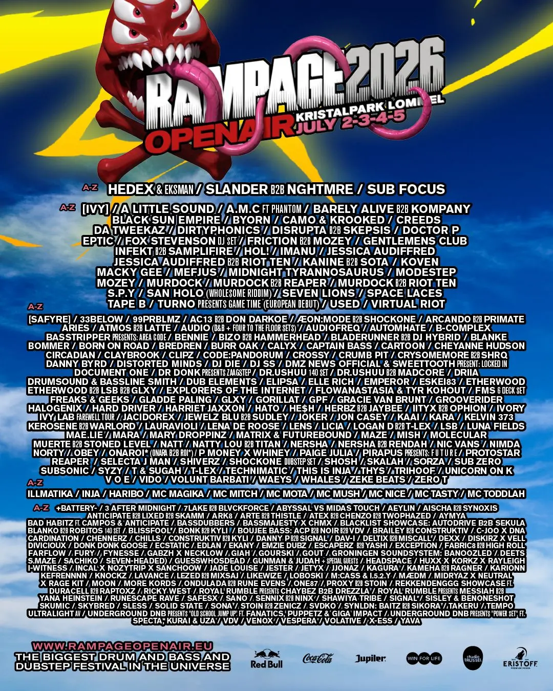 Rampage Open Air 2026 - Belgium