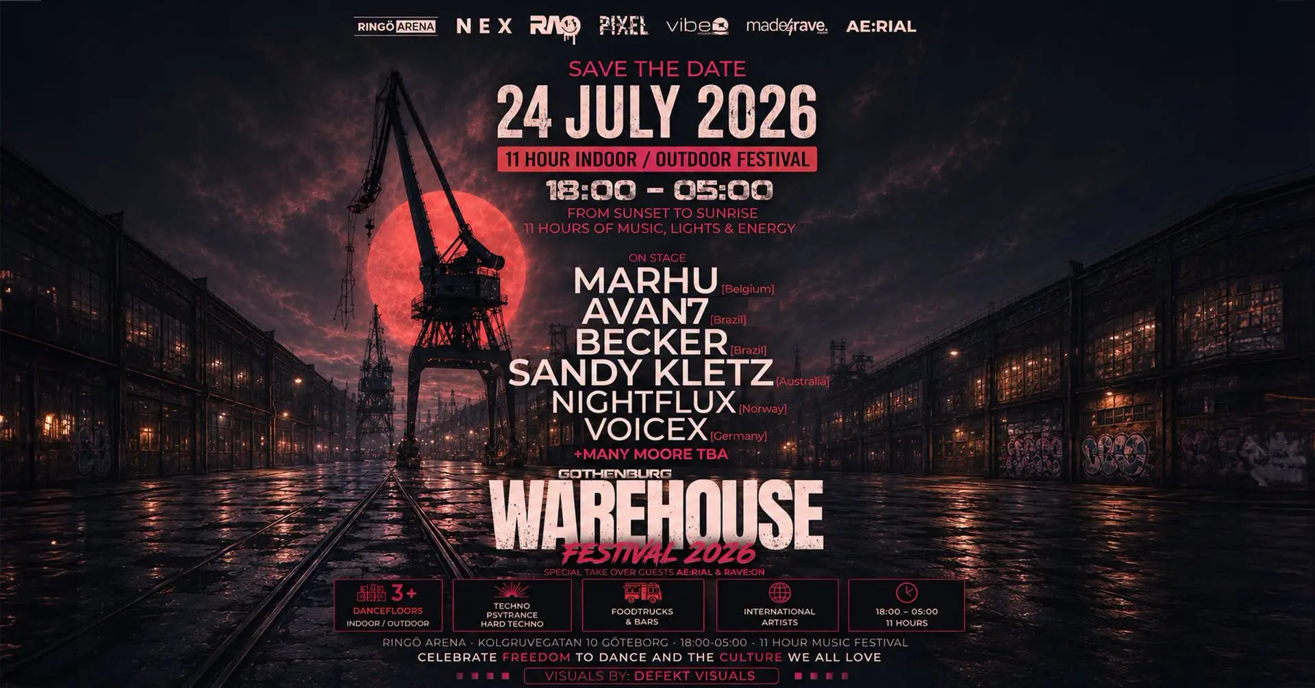 Warehouse Festival - Gothenburg, Sweden - July 24, 2026