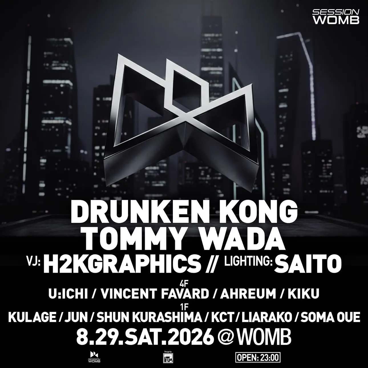 Session Womb Tokyo - August 29, 2026