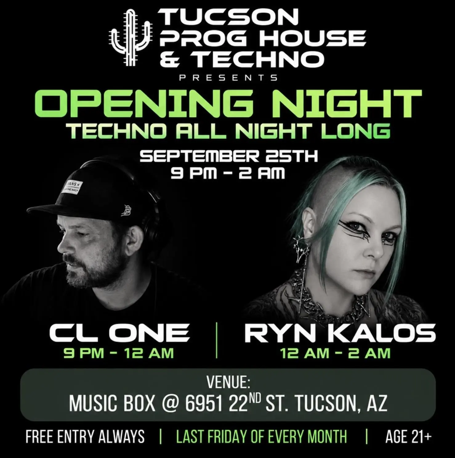 Tucson Prog House & Techno - Opening Night