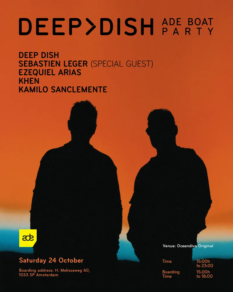 ADE 2026 - DEEP DISH ADE BOAT PARTY