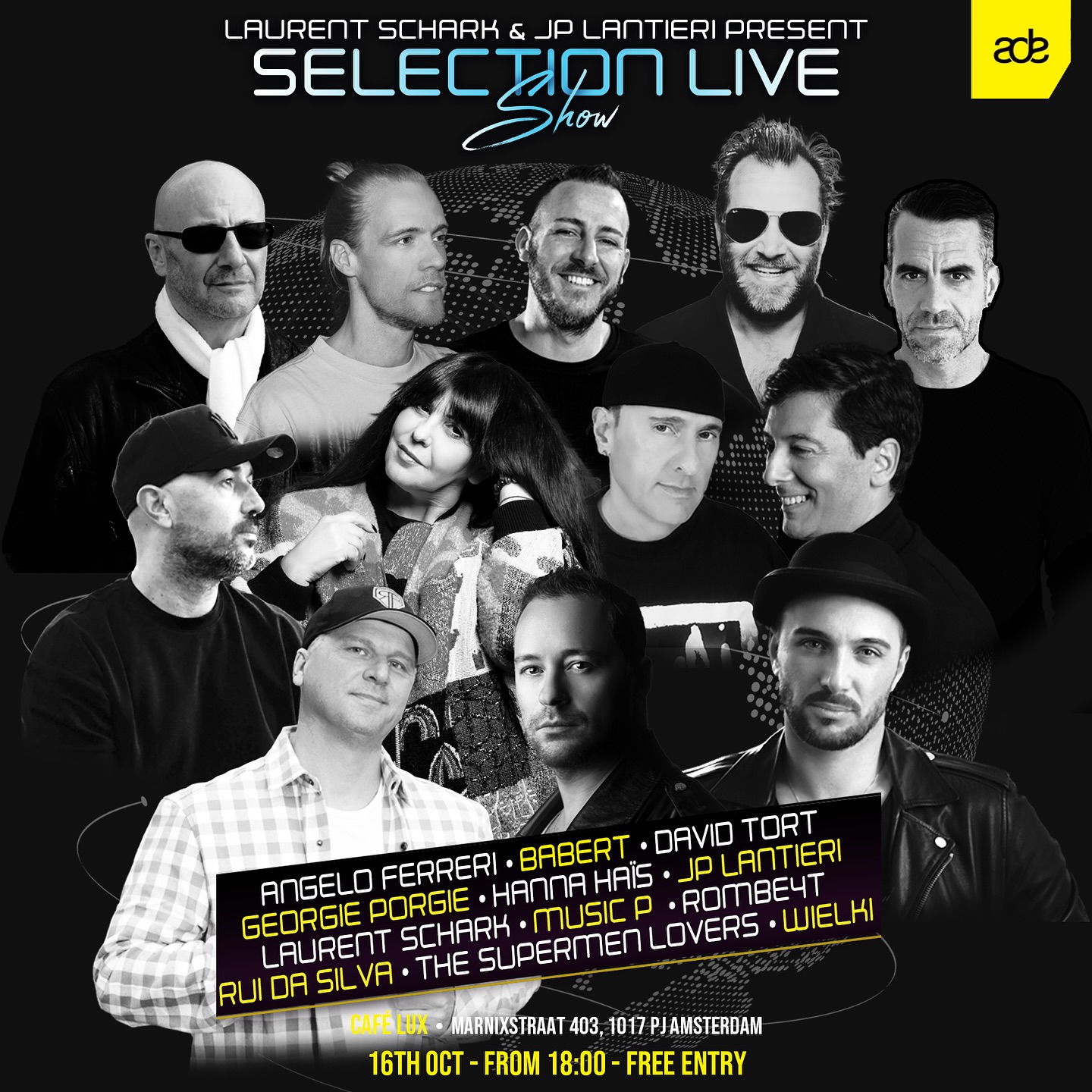 ADE 2026 - Laurent Schark & JP Lantieri present Selection Live Show at Café Lux
